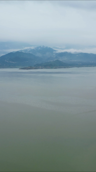 航拍长江三峡风光竖屏