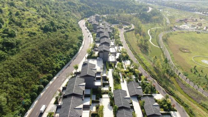 贵州青岩古镇5A景区航拍