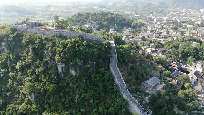 贵州青岩古镇5A景区航拍