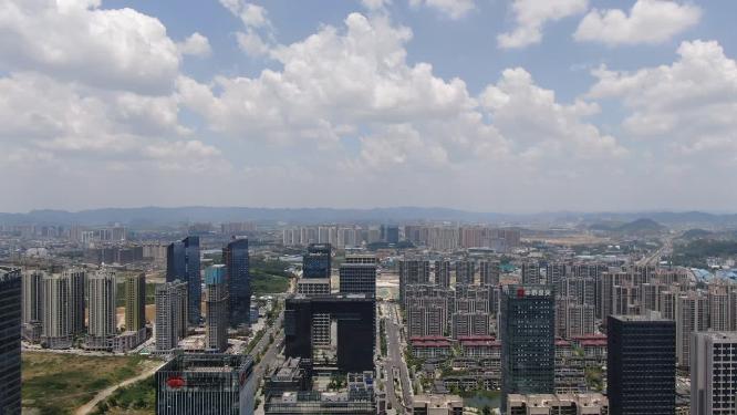 城市航拍贵阳金融中心