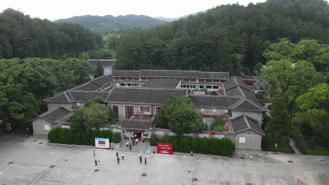 4K航拍古田会议纪念馆