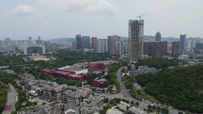 4K航拍广西柳州窑埠古镇历史文化古建筑旅游景点
