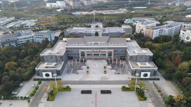 云南昆明艺术学院航拍