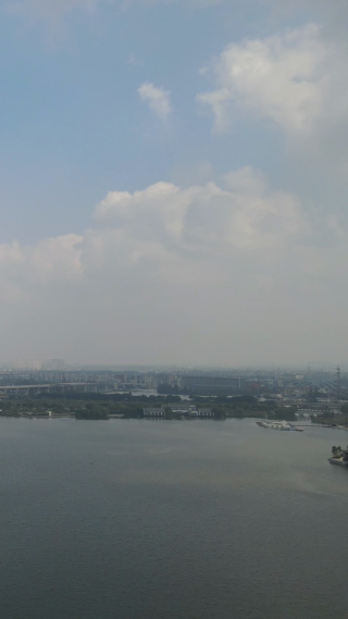 城市航拍浙江绍兴迪荡湖竖屏