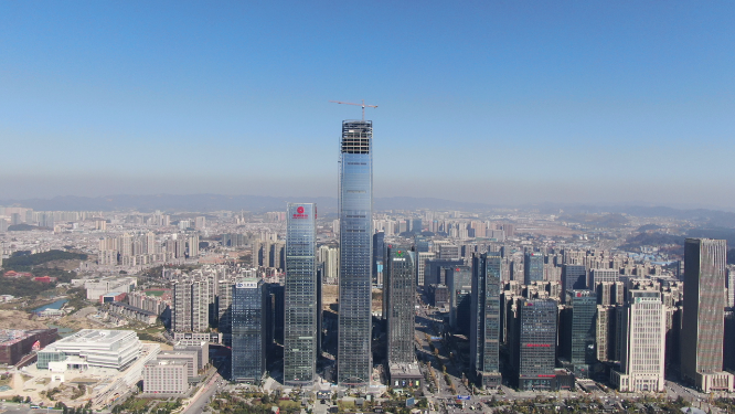 城市航拍贵阳金融中心