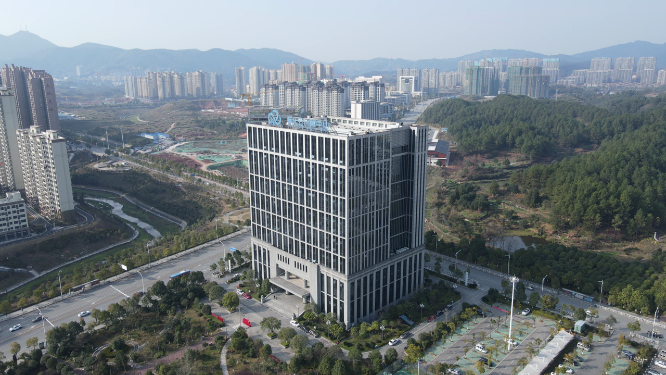 大气震撼湖南怀化云计算中心航拍