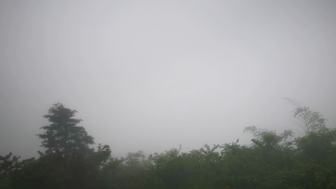 实拍极端天气暴雨