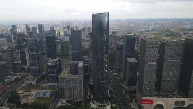 广西南宁五象新区航拍