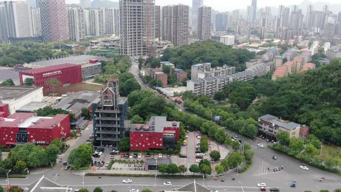 广西柳州工业博物馆航拍