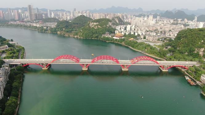 广西柳州柳江文惠桥航拍