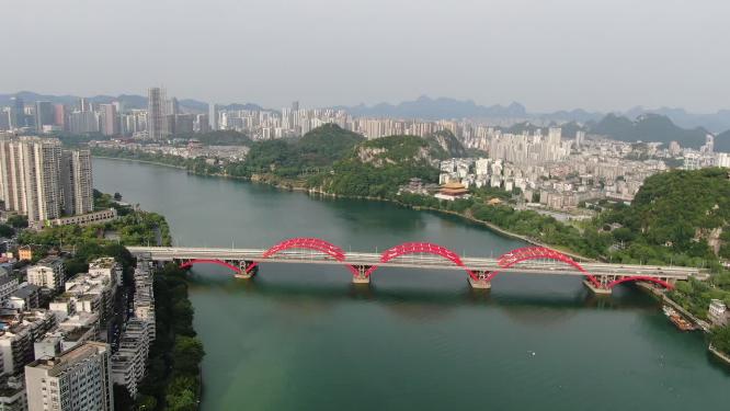 广西柳州柳江文惠桥航拍