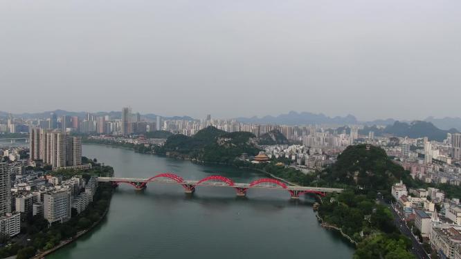 广西柳州柳江文惠桥航拍
