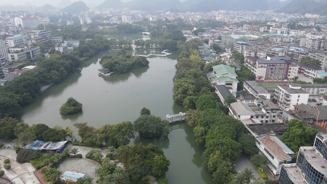广西桂林市榕杉湖景区