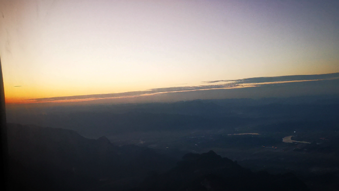 湖南张家界天门山5A景区航拍