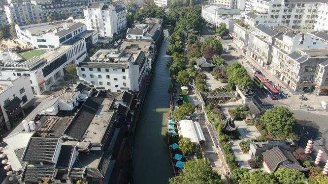 旅游景区江苏南京秦淮河夫子庙5A景区
