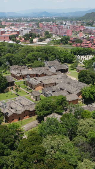 旅游景区江西瑞金叶坪红色旅游景区竖屏