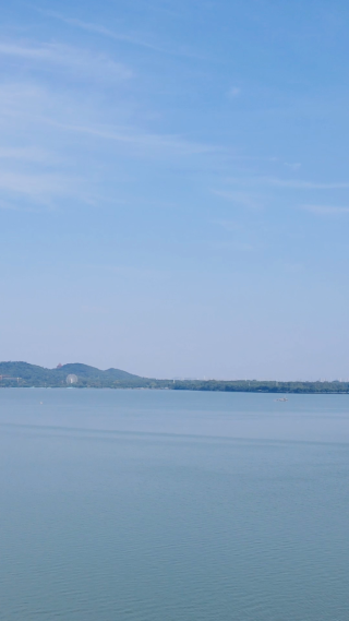 旅游景区湖北东湖5A景区竖屏航拍