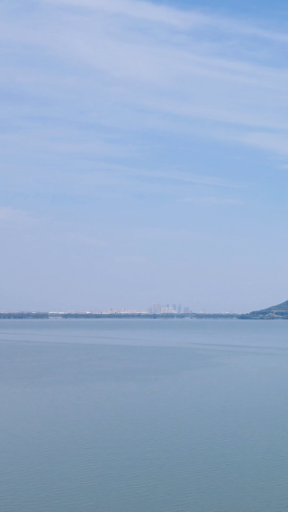 旅游景区湖北东湖5A景区竖屏航拍