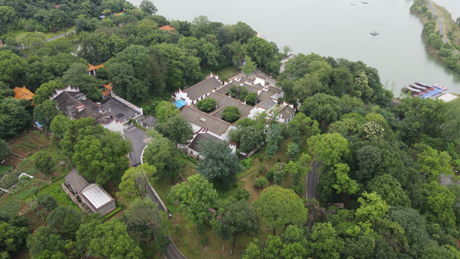 旅游景区湖南岳阳屈子文化园屈子祠