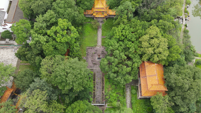 旅游景区湖南岳阳屈子文化园屈子祠