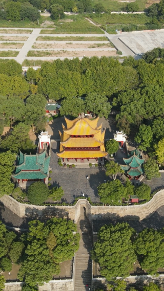 旅游景区湖南岳阳岳阳楼5A景区竖屏