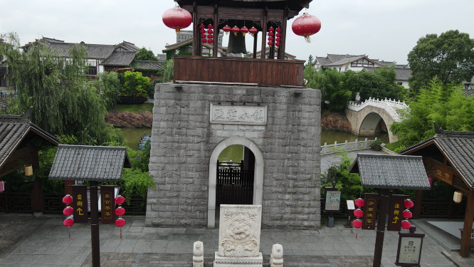 旅游景区湖南岳阳湘阴洋沙湖国际旅游度假区渔窑小镇 