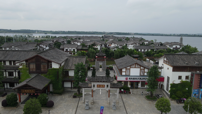 旅游景区湖南岳阳湘阴洋沙湖国际旅游度假区渔窑小镇 