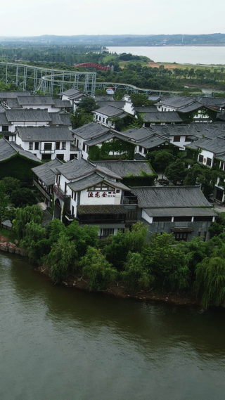 旅游景区湖南岳阳湘阴洋沙湖国际旅游度假区渔窑小镇 