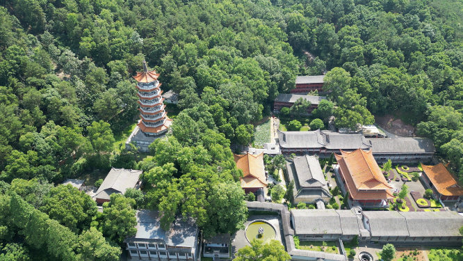 旅游景区湖南常德夹山国家森林公园夹山灵泉禅院