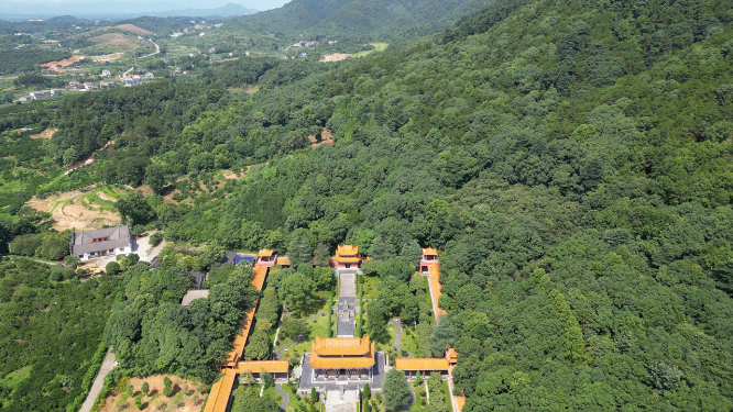 旅游景区湖南常德夹山国家森林公园夹山灵泉禅院