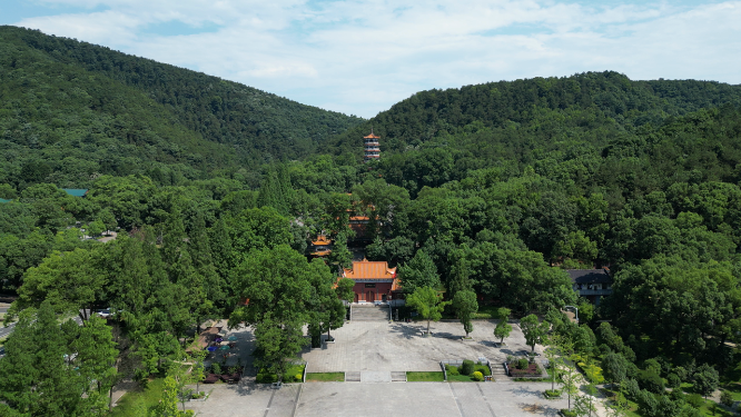 旅游景区湖南常德夹山国家森林公园夹山灵泉禅院