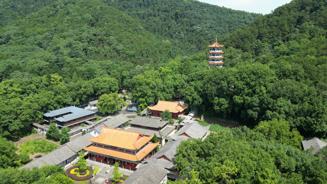 旅游景区湖南常德夹山国家森林公园夹山灵泉禅院