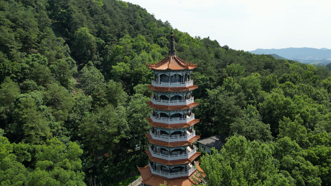 旅游景区湖南常德夹山国家森林公园野拂维禅师塔