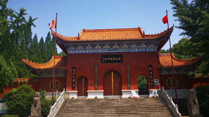 旅游景区湖南常德夹山寺4A景区 