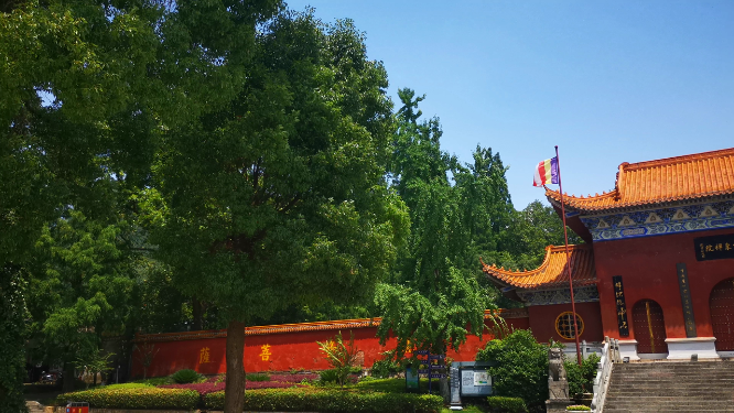 旅游景区湖南常德夹山寺4A景区 