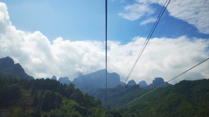 湖南张家界天门山索道观光