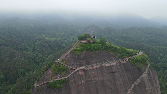 旅游景区湖南通道万佛山航拍