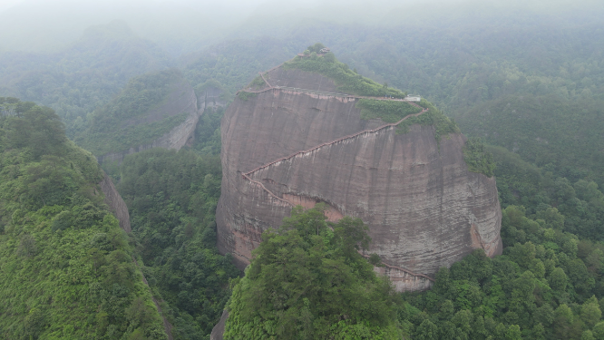 旅游景区湖南通道万佛山航拍
