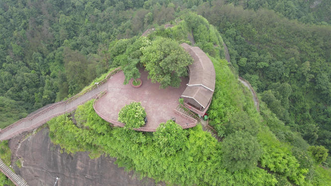 旅游景区湖南通道万佛山航拍