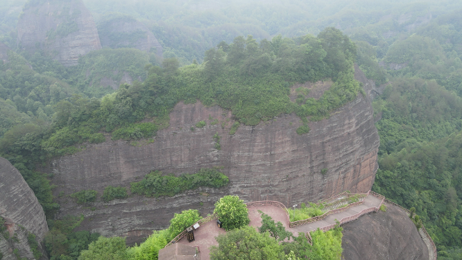 旅游景区湖南通道万佛山航拍
