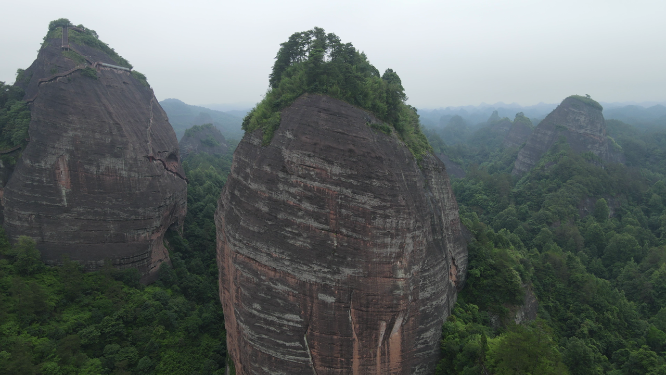 旅游景区湖南通道万佛山航拍
