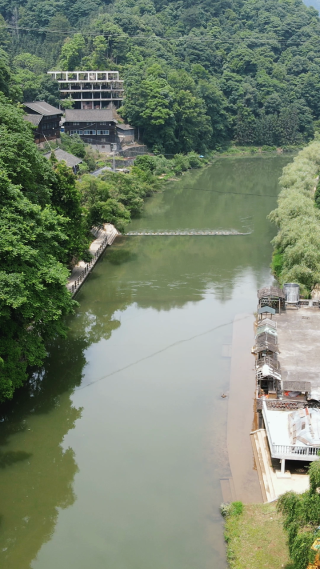 旅游景区湖南通道皇都侗民族文化村 普修桥