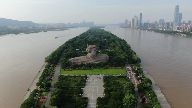 旅游景区湖南长沙橘子洲5A景区
