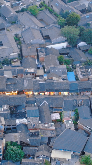 贵州青岩古镇5A景区航拍