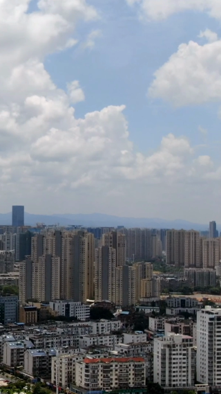 江西赣州城市风光移动延时航拍