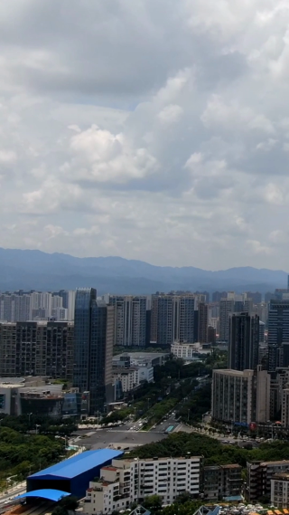 江西赣州城市风光移动延时航拍
