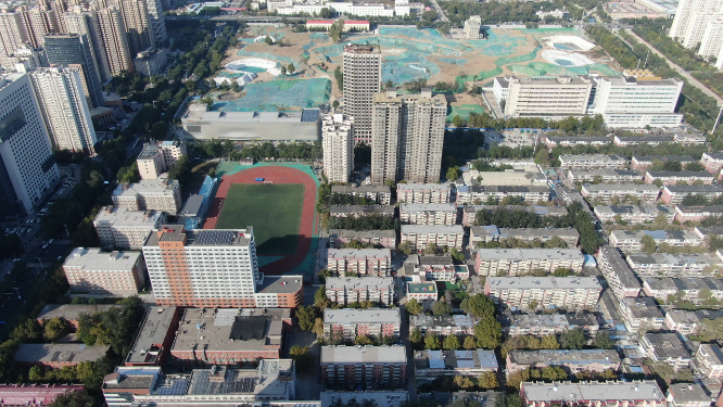 河北体育学院航拍
