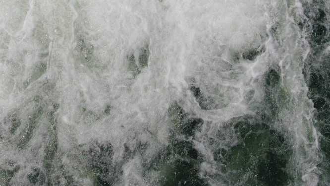 波涛汹涌瀑布流水 