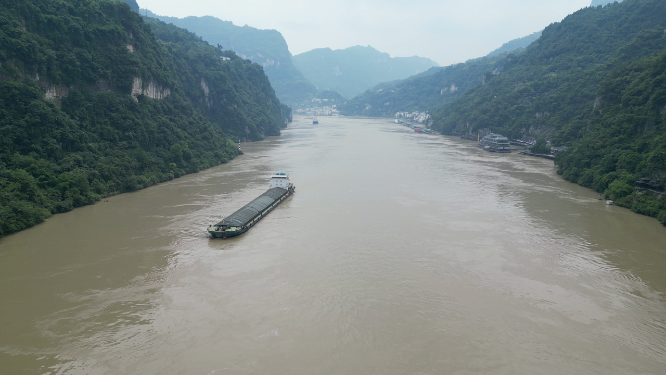 湖北三峡风光航拍