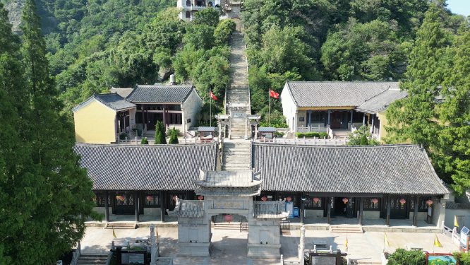 湖北武汉木兰金顶5A景区航拍